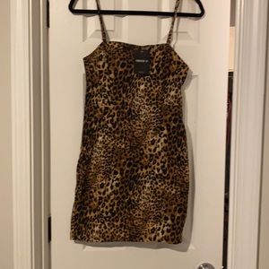 Brand New Cheetah Print Mini Dress